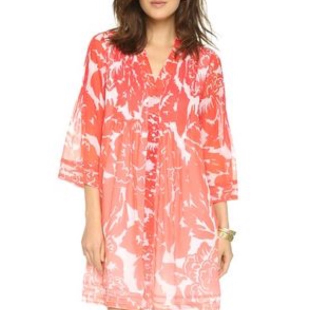 Diane Von Furstenberg Layla silk tunic dress.